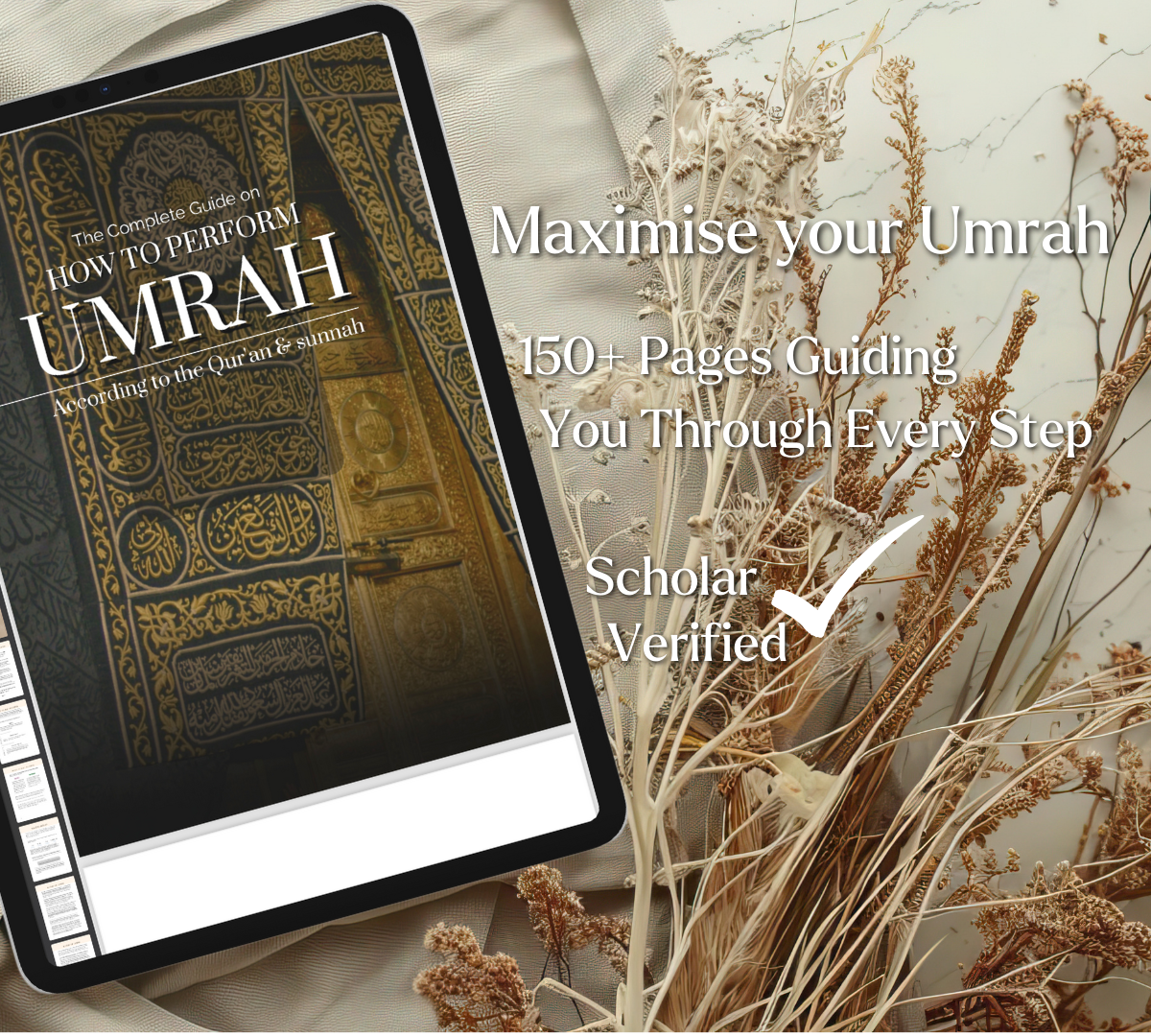Digital Umrah guide and step-by-step flashcards