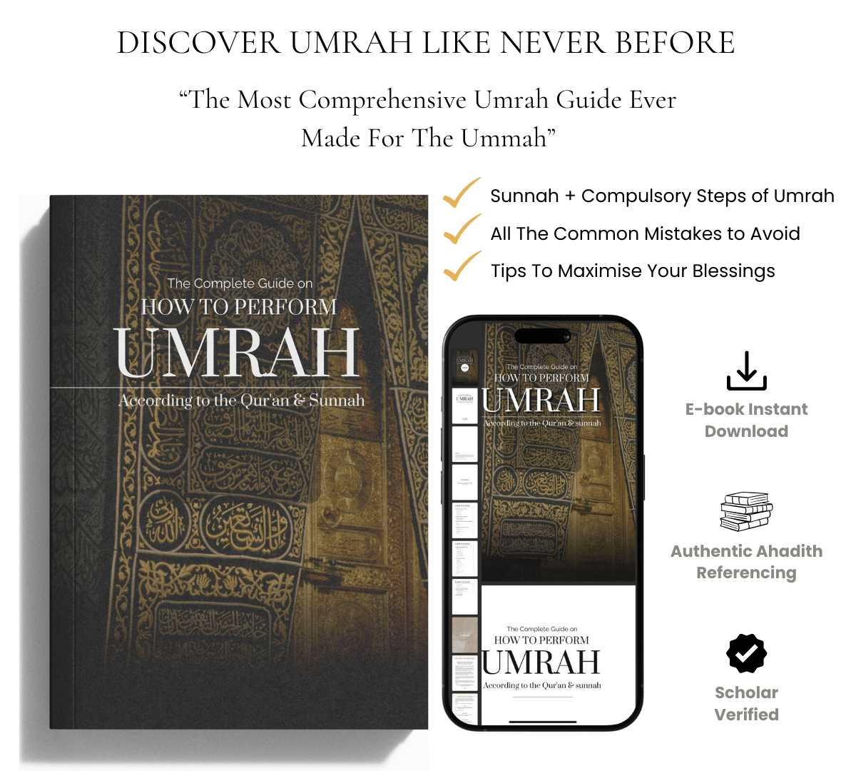 Step-by-step complete Umrah guide in softcopy PDF