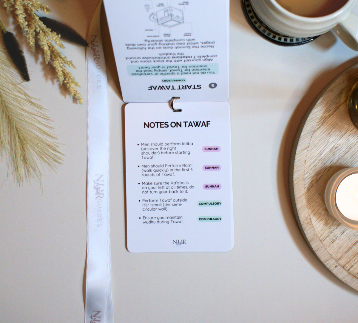 Umrah Flashcards + Lanyard