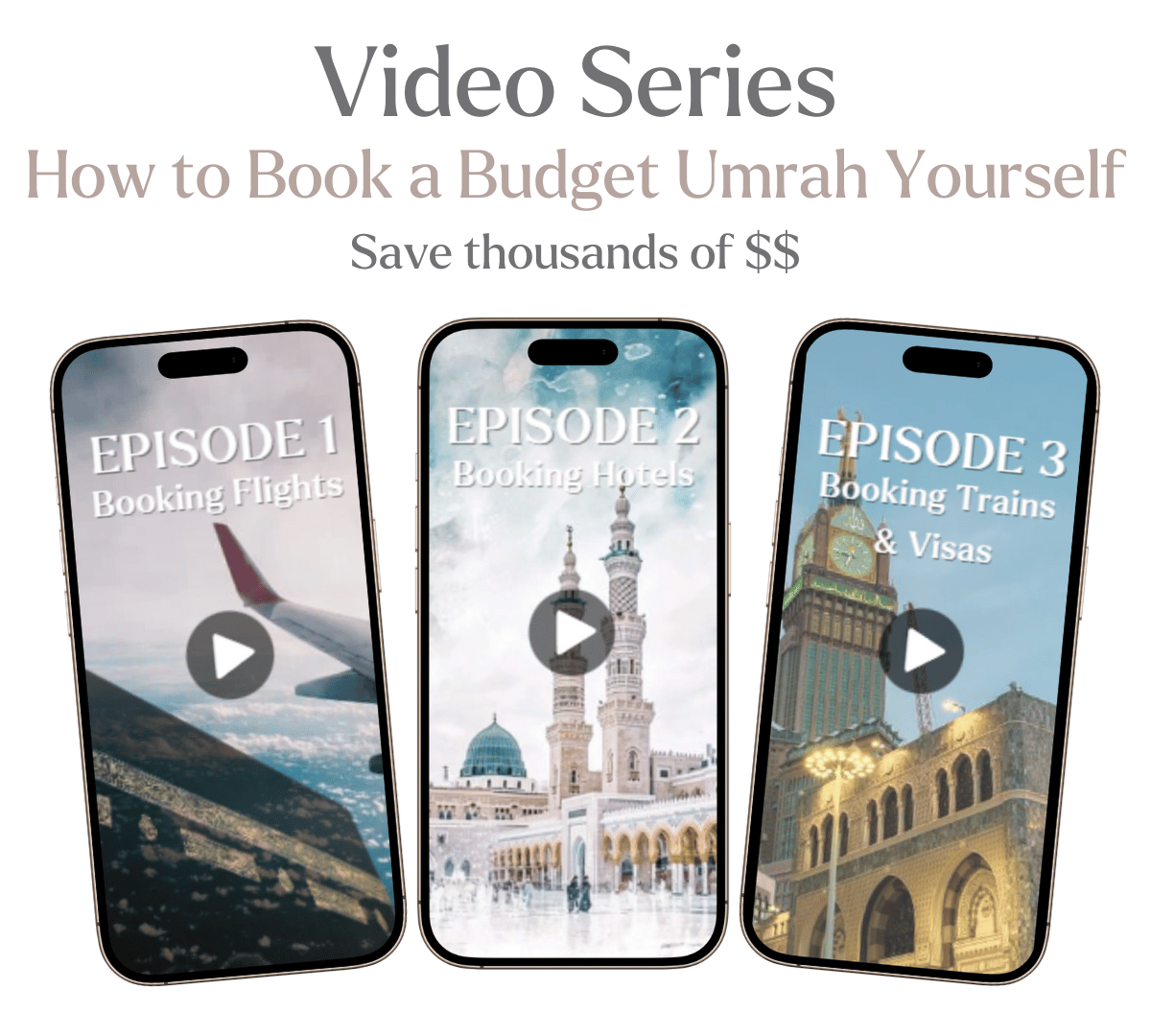 Ultimate Umrah Bundle with Guide, Checklist, and Flashcards