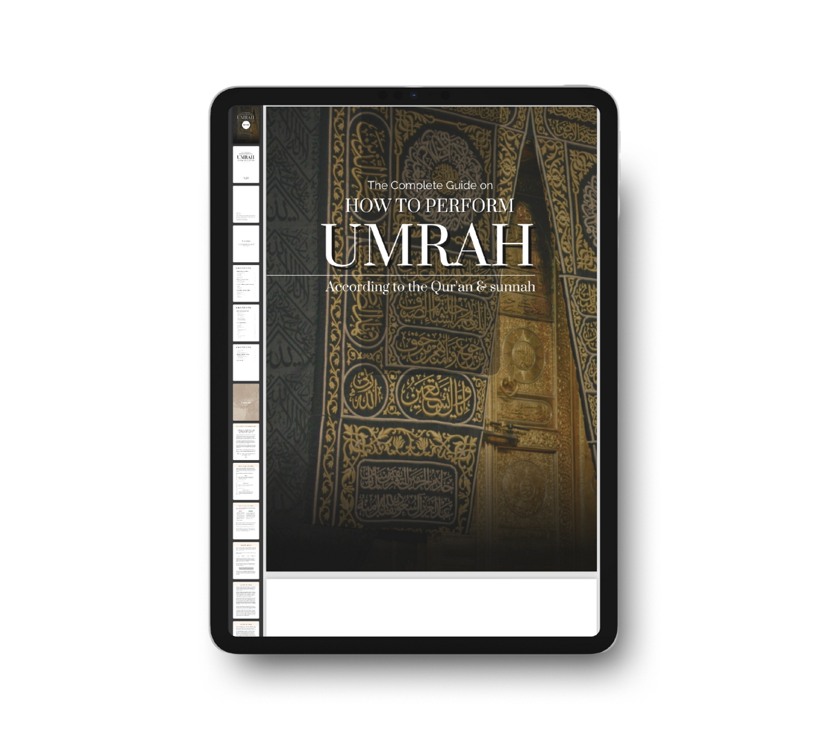 Step-by-step digital Umrah guide for preparation