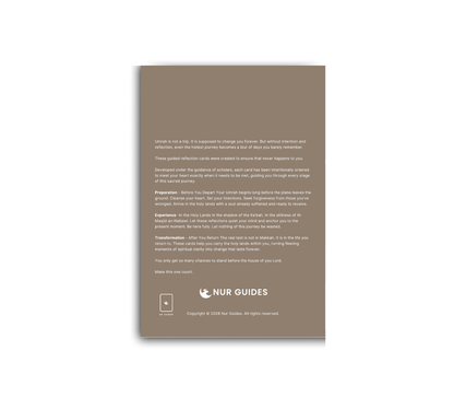 From Home to Home: Guided Umrah Reflection Cards