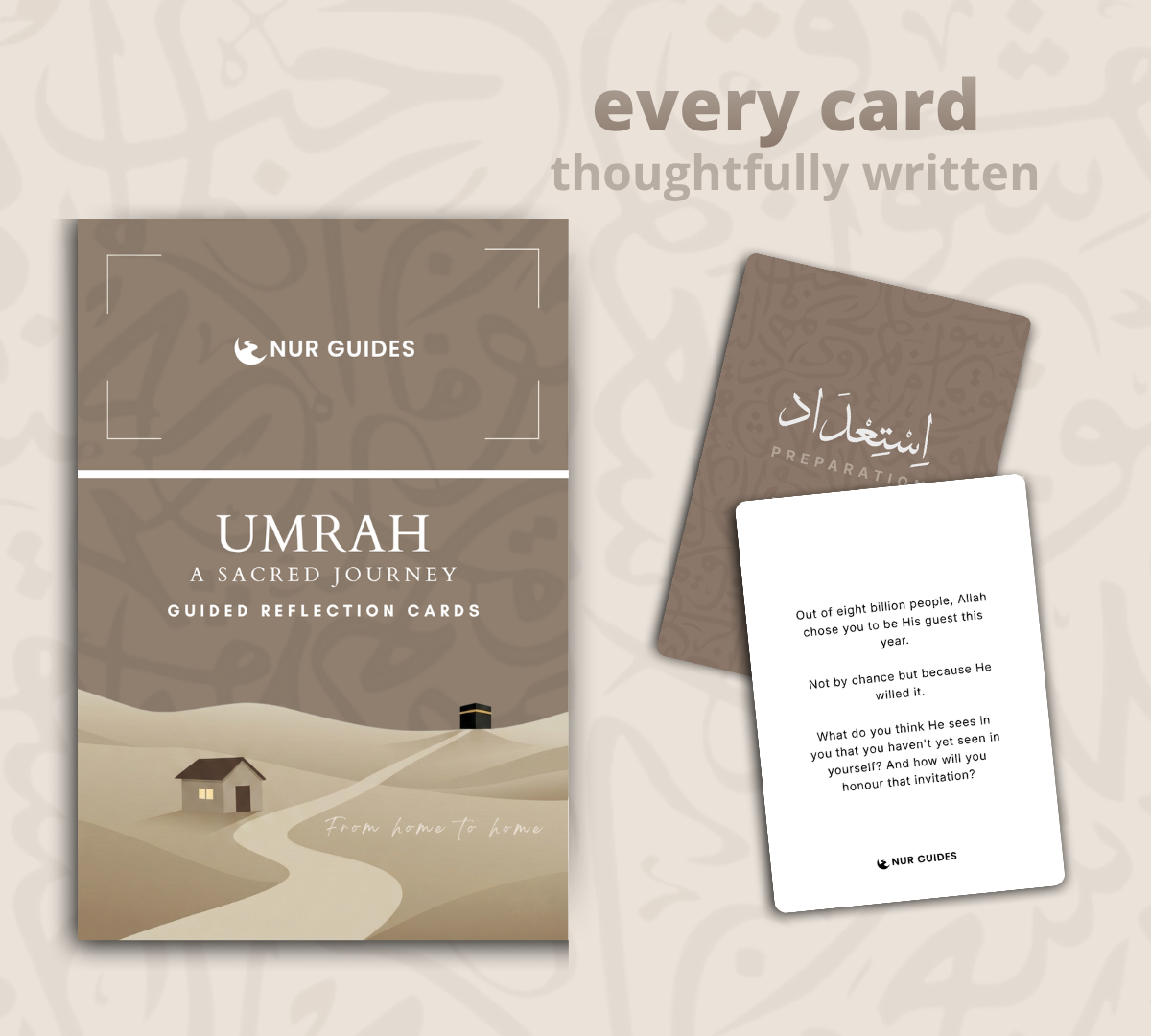 From Home to Home: Guided Umrah Reflection Cards